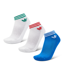 Unisex Socks - adidas Trefoil Ankle 3 Pack - Unisex-Unisex-Blue