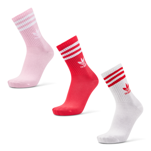 adidas Solid Crew 3 Pack - Image 1 of 2 Enlarged Image
