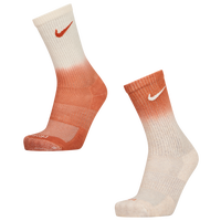 Unisex Socks - Nike Everyday Cushioned Crew 3 Pack - Coconut Milk Htr Bur-Coconut Milk Htr Bur-Beige