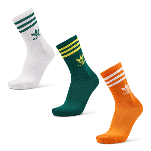 adidas Solid Crew 3 Pack - Image 1 of 2 Enlarged Image