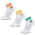 adidas Ankle 3 Pack - Unisex Sokken White-Orange-Crew Yellow