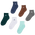 Jordan Kids Ankle 6 Pack - Unisex Calcetines Oxidized Green-Oxidized Green-White