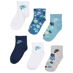 Unisexe Chaussettes - Nike Kids Ankle 6 Pack - Midnight Navy-Midnight Navy-Blue