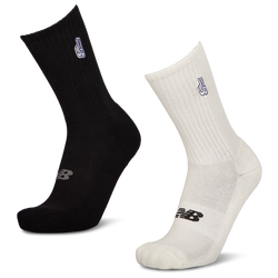 Unisex Socks - New Balance Crew 2 Pack - Bg-Tn-Blck