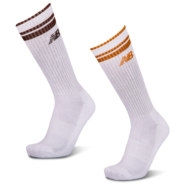 Image of New Balance Crew 2 Pack unisex Calze - Bianco - Algodón - Foot Locker035