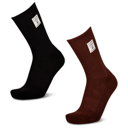 Unisex Socks - New Balance Crew 2 Pack - Brown-Blck-Blck