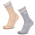 New Balance Crew 2 Pack - Unisex Socken Prpl-Bg-Tn