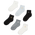 Jordan Kids Ankle 6 Pack - Unisexe Chaussettes Black-Sail-Purple