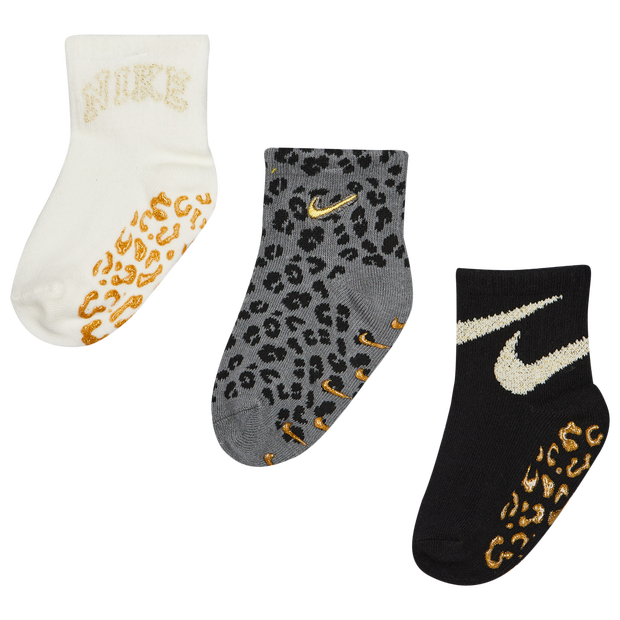 Image of Nike Kids Ankle No Slip 3 Pack unisex Calze - Nero - Foot Locker035