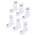 Jordan Kids Crew 6 Pack - Unisex Socks White-White-White