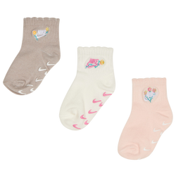 Unisexe Chaussettes - Nike Kids Ankle No Slip 3 Pack - Sail-Sail-White