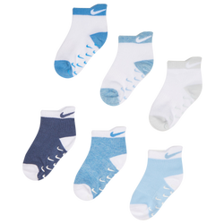 Unisex Calcetines - Nike Kids Ankle 6 Pack - Diffused Blue-Diffused Blue-Blue