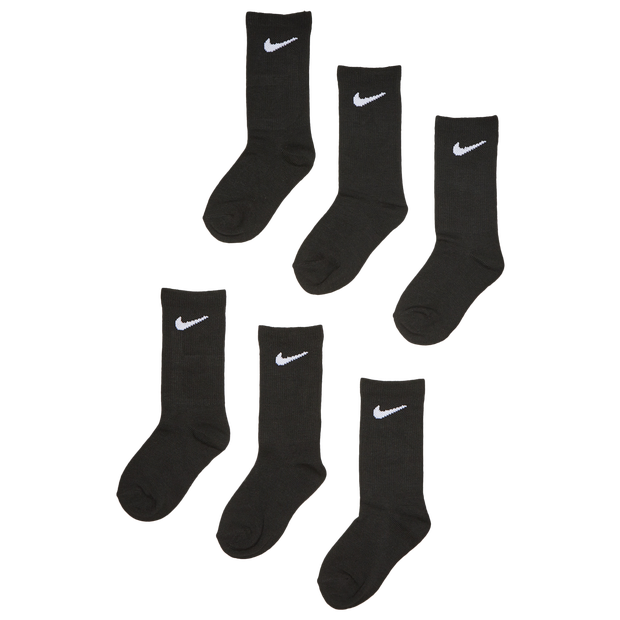 Image of Nike Kids Crew 6 Pack unisex Calze - Nero - Algodón - Foot Locker035