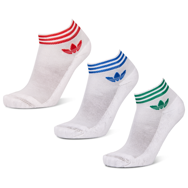 Adidas Perf Quarter L Unisex Socks - White - Size 4.5 - 6 - Cotton