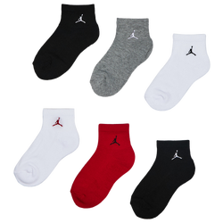 Unisex Socken - Jordan Kids Ankle 6 Pack - Gym Red-Black-White