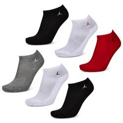 Unisex Socken - Jordan Kids Ankle 6 Pack - Gym Red-Black-White