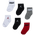 Jordan Kids Ankle 6 Pack - Unisex Socks Gym Red-Carbon Heather-White