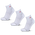 New Balance Ankle 3 - Unisex Socks White-White