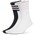 adidas Mid Cut Crew 3 Pack - Unisex Calcetines White-Black-Clear Pink