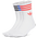 adidas Mid Cut Crew 3 Pack - Unisexe Chaussettes White-Lucid Red-Lucid Blue