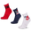 Nike Everyday Cushioned Crew 3 Pack - Unisex Socken University Red-Midnig