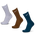 Nike Everyday Cushioned Crew 3 Pack - Unisex Socks Ghost-Blueforce-Mosswood