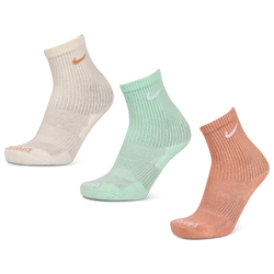 Unisex Socks - Nike Everyday Cushioned Crew 3 Pack - Mintfoam-Mintfoam-Rosegold