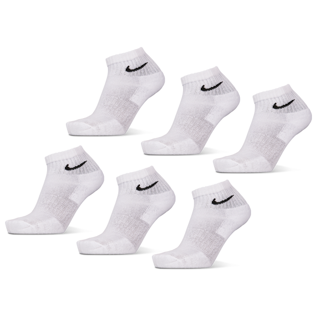 Image of Nike Everyday + Cushioned Ankle 6 Pack unisex Calze - Bianco - Algodón - Foot Locker035