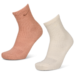 Unisex Socks - Nike Everyday + Cushioned Crew 2 Pack - Sailsoft Pearl-Particle Pink