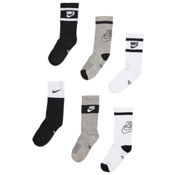 Unisex Socks - Nike Everyday Cushioned Crew 6 Pack - White-Black-Grey