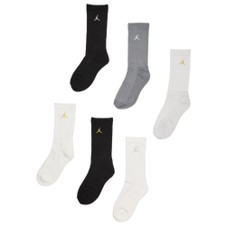 Unisexe Chaussettes - Jordan Kids Crew 6 Pack - Black-Sail