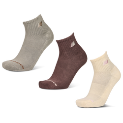 Unisexe Chaussettes - New Balance Midcalf 3 Pack - Brown-Yellow-Grey