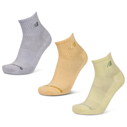 Unisexe Chaussettes - New Balance Midcalf 3 Pack - Mint Green-Yellow-Lilac