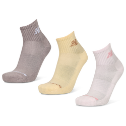 Unisex Socken - New Balance Ankle 3 Pack - Mint Green-Orange-Grey