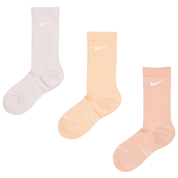 Elevated Crew 3 Pack Unisex Socken - Orange - Größe 46 - 50 - Baumwolle Orange 46 - 50