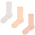Nike Elevated Crew 3 Pack - Unisex Socken Orange-Pink-Pink