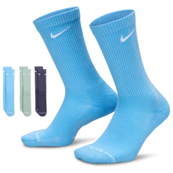 Unisex Socks - Nike Elevated Crew 3 Pack - Blue-Green-Black