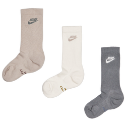 Unisex Socks - Nike Elevated Crew 3 Pack - White-College-College