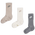 Nike Elevated Crew 3 Pack - Unisex Socken White-College-College