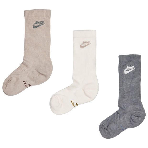 Elevated Crew 3 Pack Unisex Socken - Weiß - Größe 42 - 46 - Baumwolle White 42 - 46