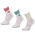 adidas Mid Cut Crew 3 Pack - Unisex Socks White-Yellow-Green