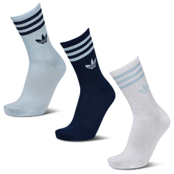 Unisex Calcetines - adidas Mid Cut Crew 3 Pack - Wonder Blue-Night Indigo-White