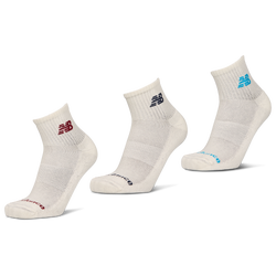 Unisex Socks - New Balance Ankle 3 Pack - White-Blue-Black