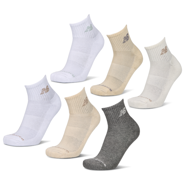 New Balance Bianco Ankle 6 Pack - Calze - Taglia 39-42 - Algodón