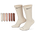 Nike Everyday Cushioned Crew 6 Pack - Unisexe Chaussettes Pearl Whtblk-Bio Beigeblk