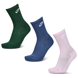 Unisex Socks - Nike Elevated Crew 3 Pack - Multi-Green