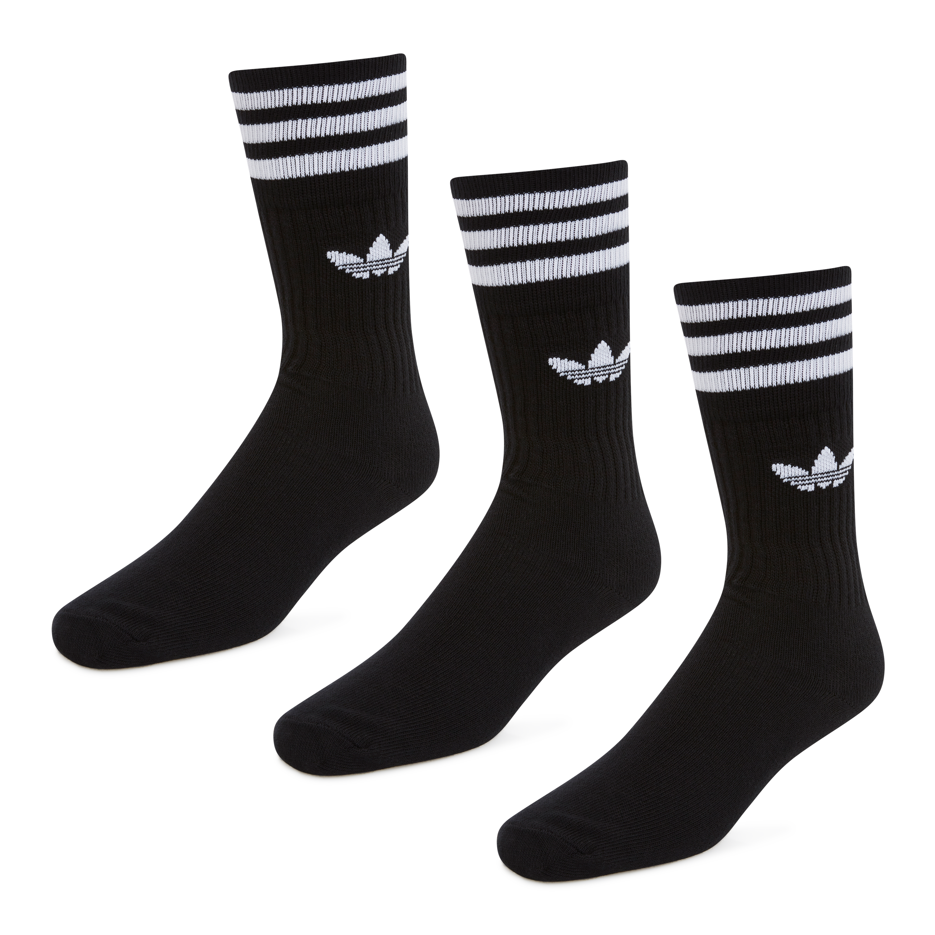 adidas Originals 3 Pack Trefoil Crew @ Footlocker