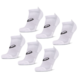 Unisex Socks - Asics 6 Pack Low Cut Sock - Brilliant White-Brilliant White