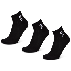 Unisex Socks - On Logo Sock Ankle - Black-Black