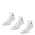 Jordan Quarter Socks 3 Pack - Unisex Socken White-White-Black